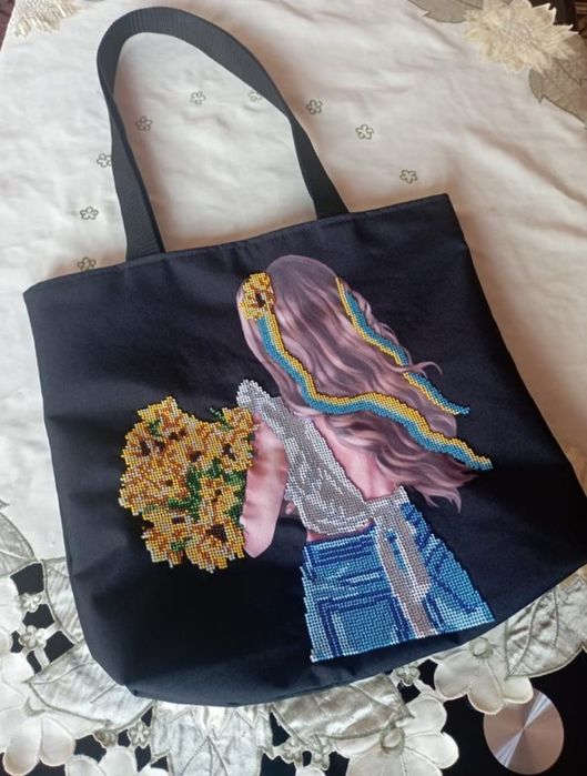 Комплект вишитий чеський бісером