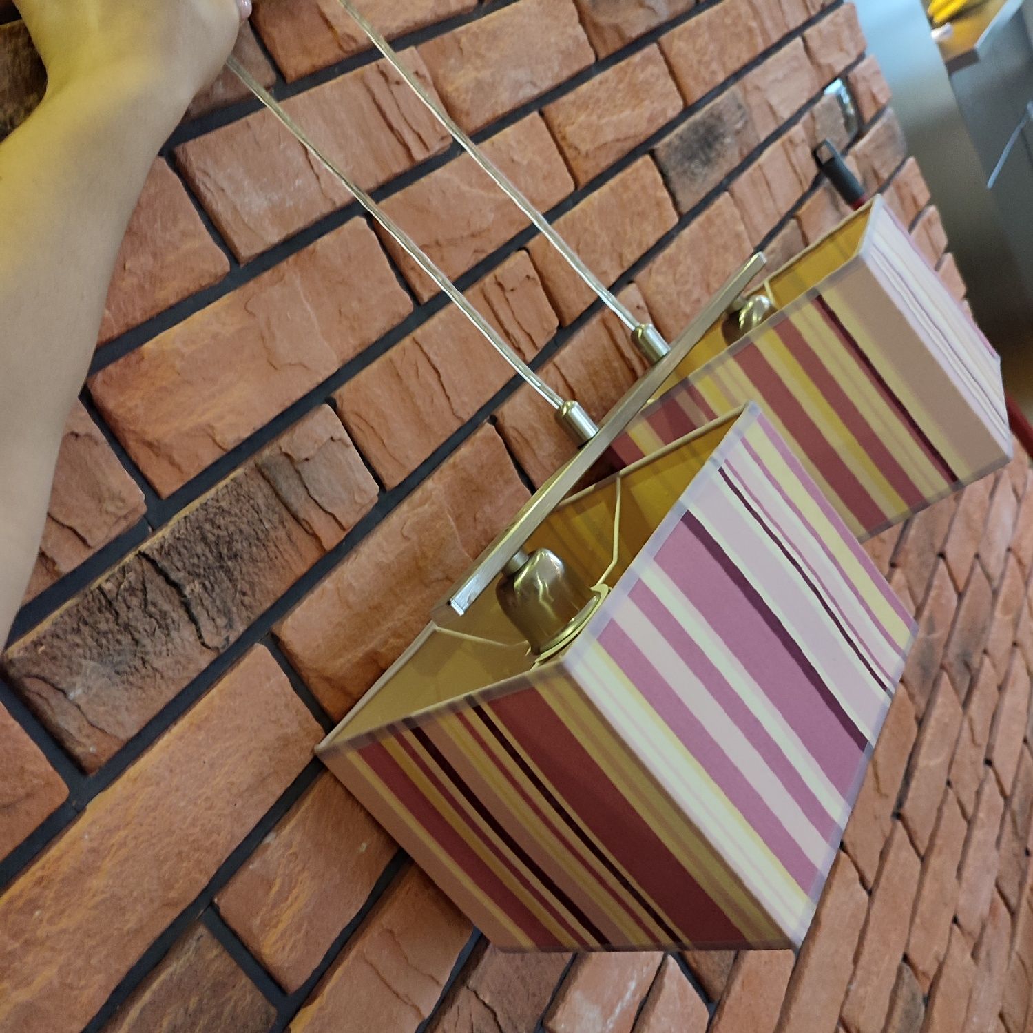Lampa wisząca podwójna