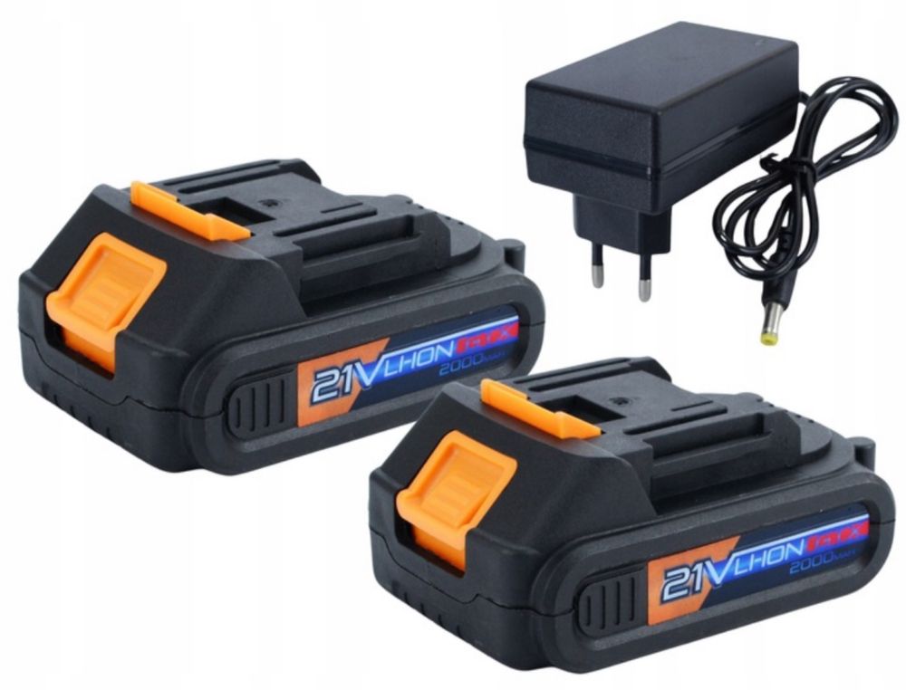 Sekator Akumulatorowy Elektryczny do Gałęzi Krzewów 2x Aku 21V 30mm