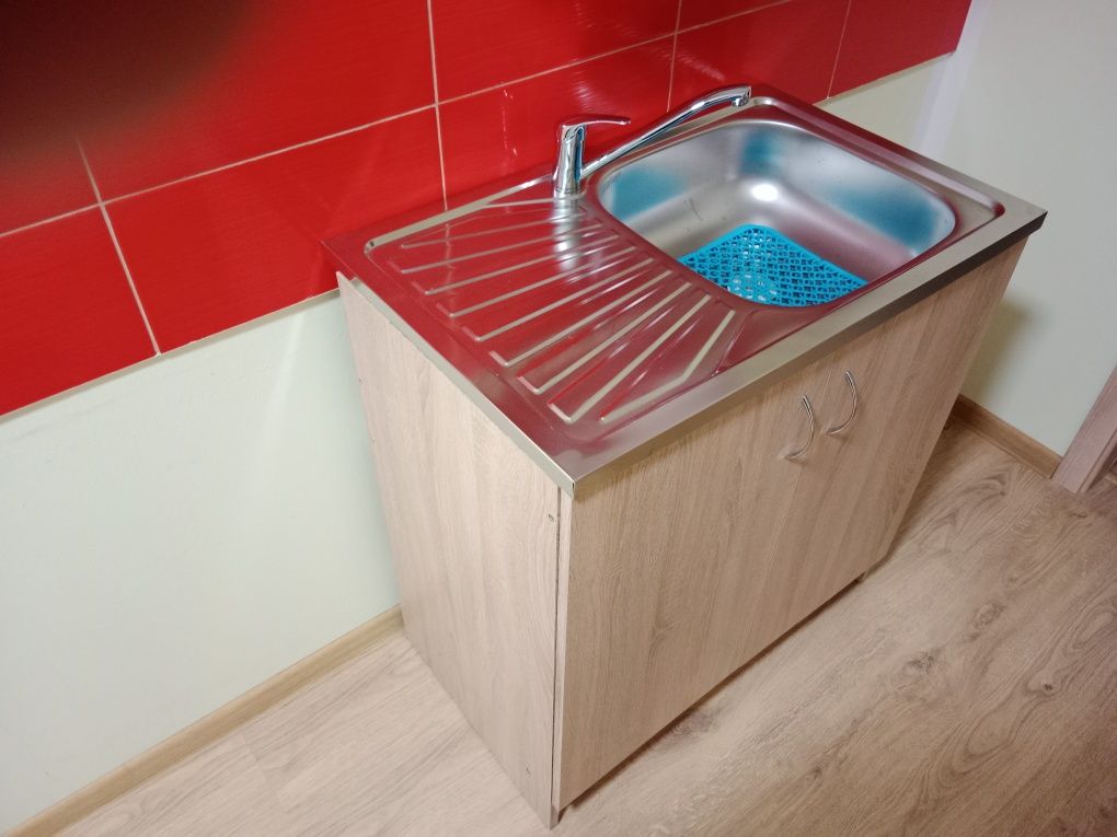 Szafka ze zlewozmywakiem 80x80cm BRW dąb