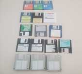 Diskettes 3,5'' e Caixa Organizadora