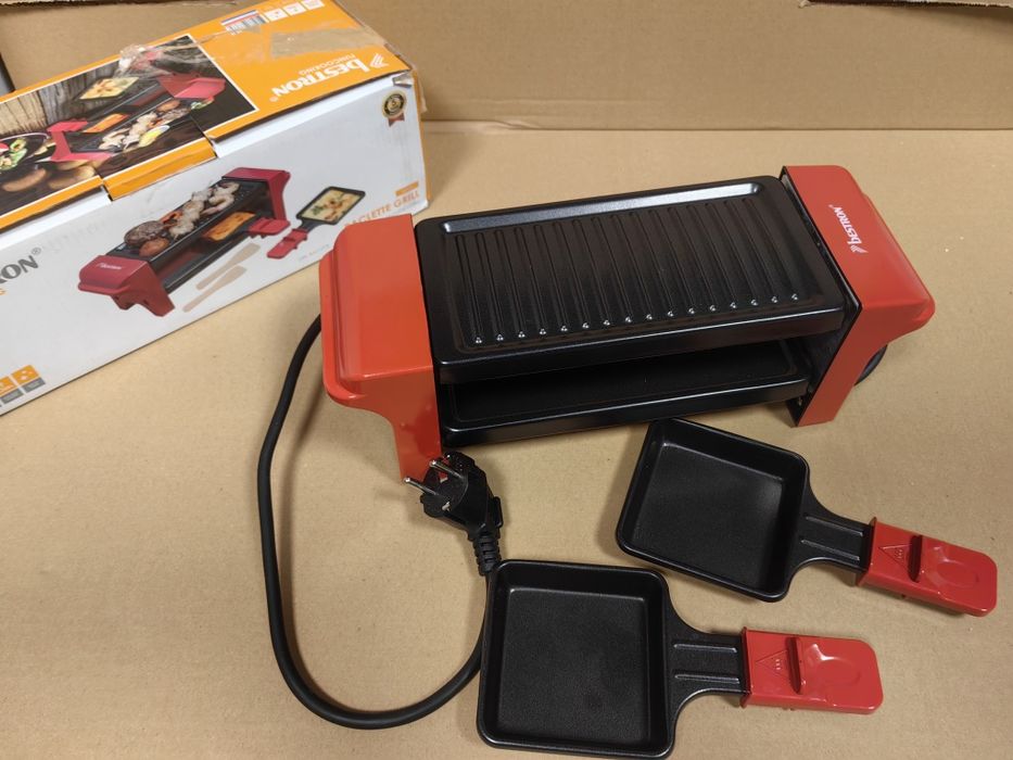 Raclette grill elektryczny Bestron AGR102 czerwony 350 W