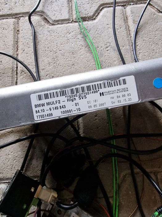 Bmw mulf 2 high retrofit kompletny wiązka