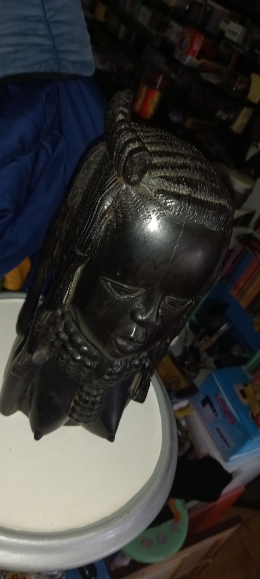 Arte africana,busto de nativa africana