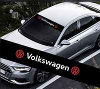 Pas na przednią szybę naklejka Volkswagen VW tuning nalepka