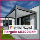 Pergola tarasowa zadaszenie altana wiata na taras do ogrodu SB400