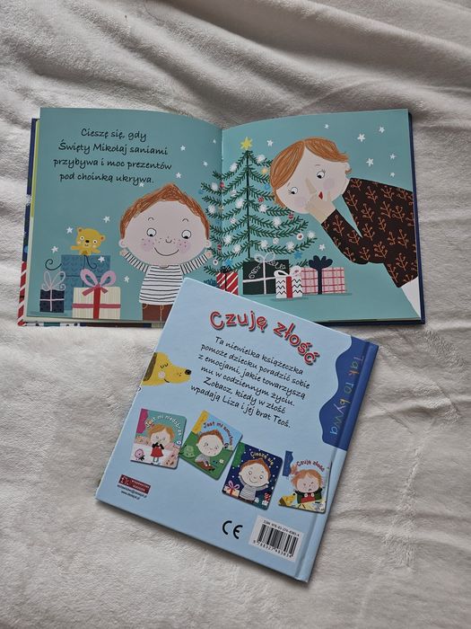 Książeczki o emocjach Cieszę się Czuję złość