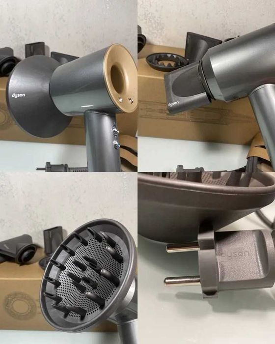 Фен Dyson supersonic HD08 (Nickel/Copper gold)