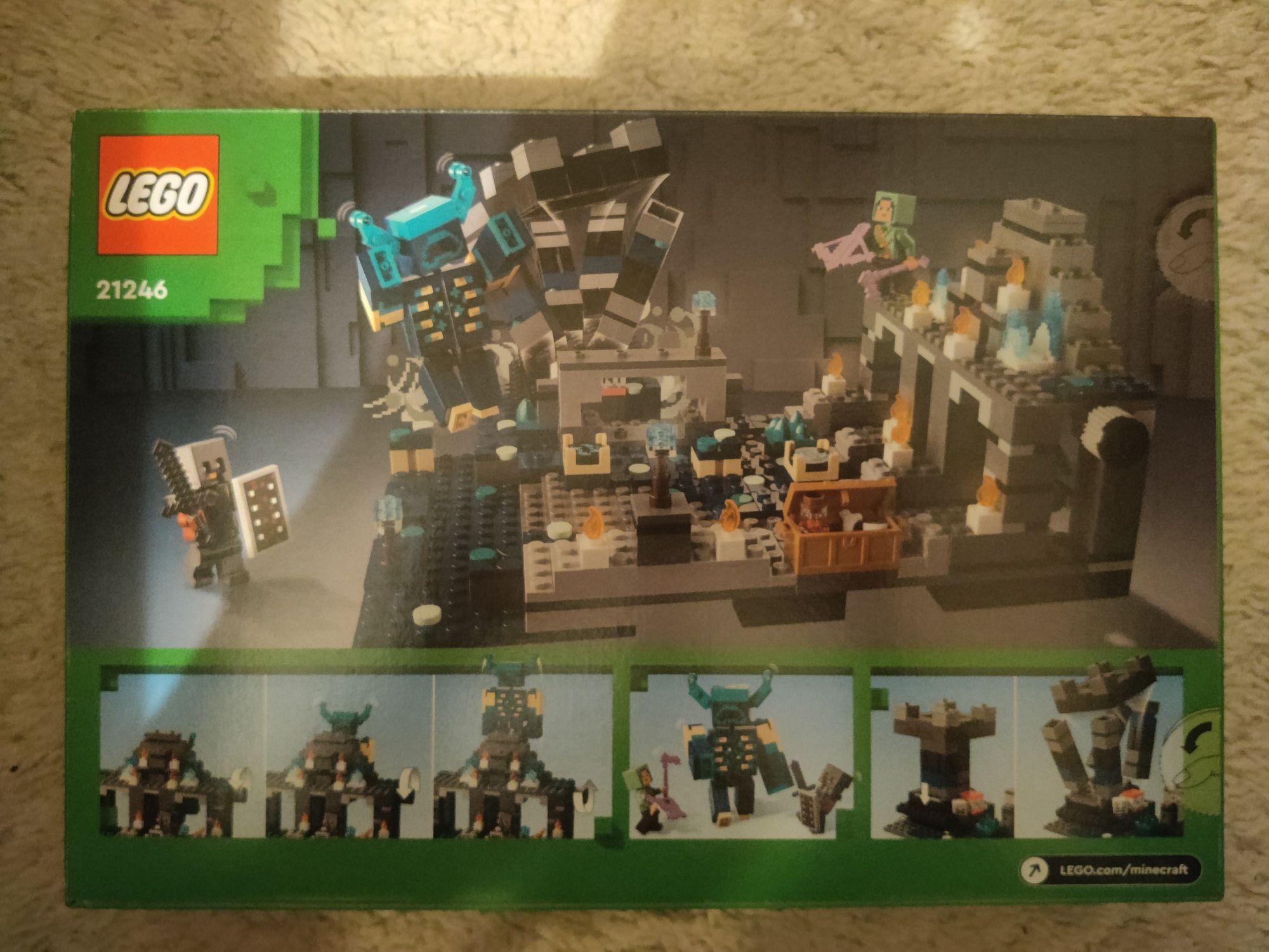 Lego Minecraft 21246 Bitwa w mrocznej głębi.