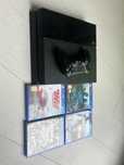Ps4 500gb + pad + 4 gry