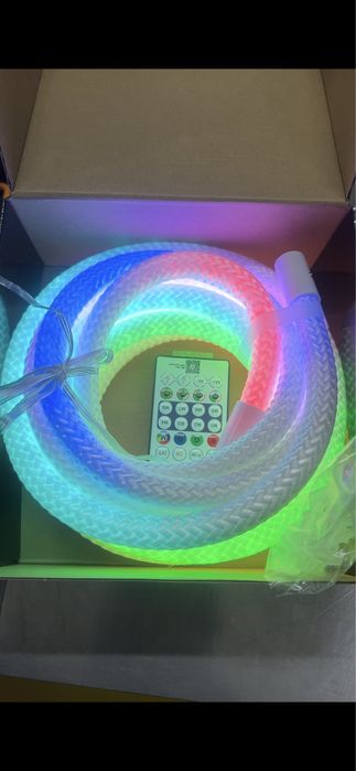 Умная неоновая лента неоновая гирлянда неонова стрічка 5 м пульт USB