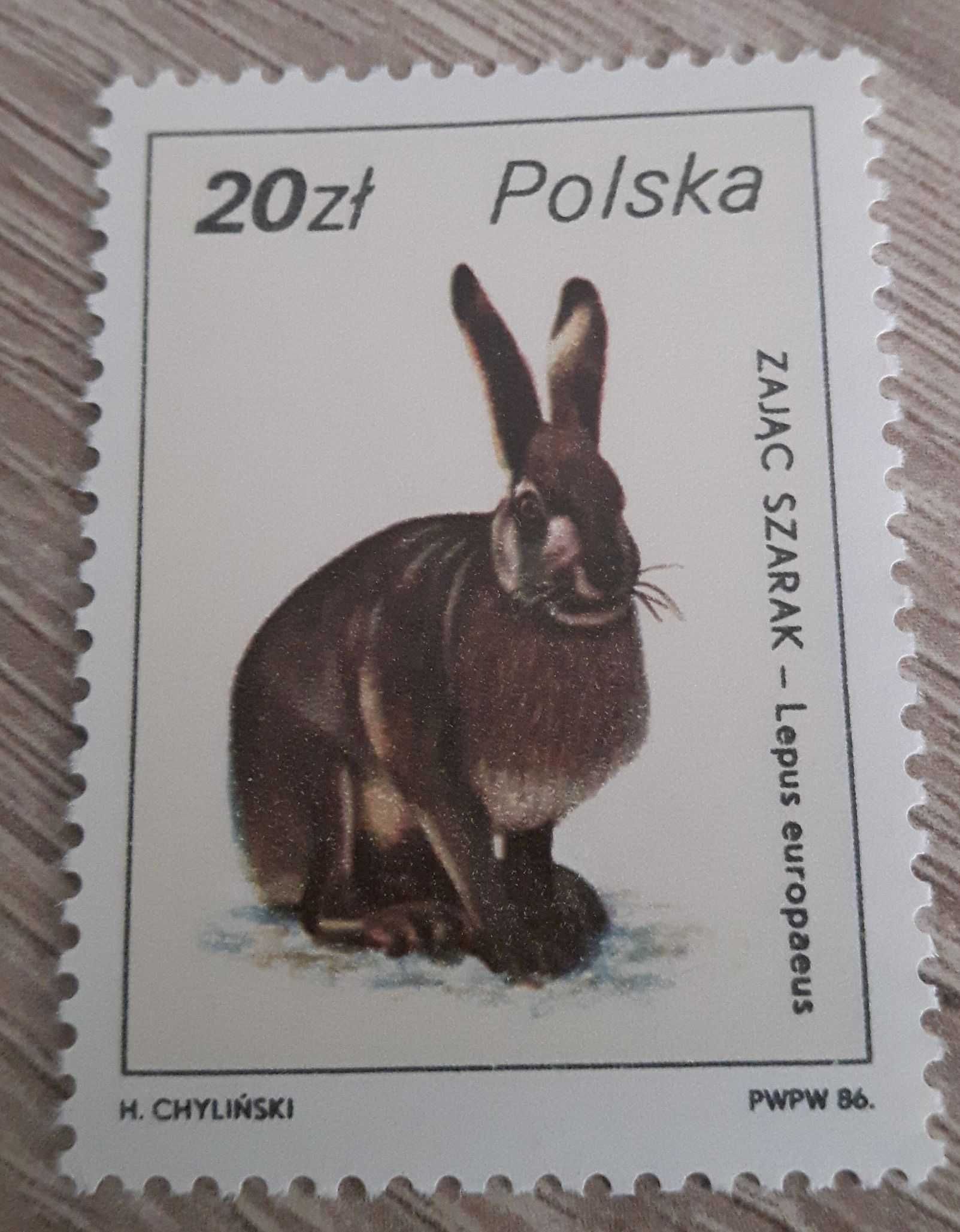 Znaczki Fi. 2871 do 2876; 2878 czyste z roku 1986