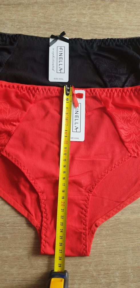 4×Damskie majtki figi z wysokim stanem 3 XL