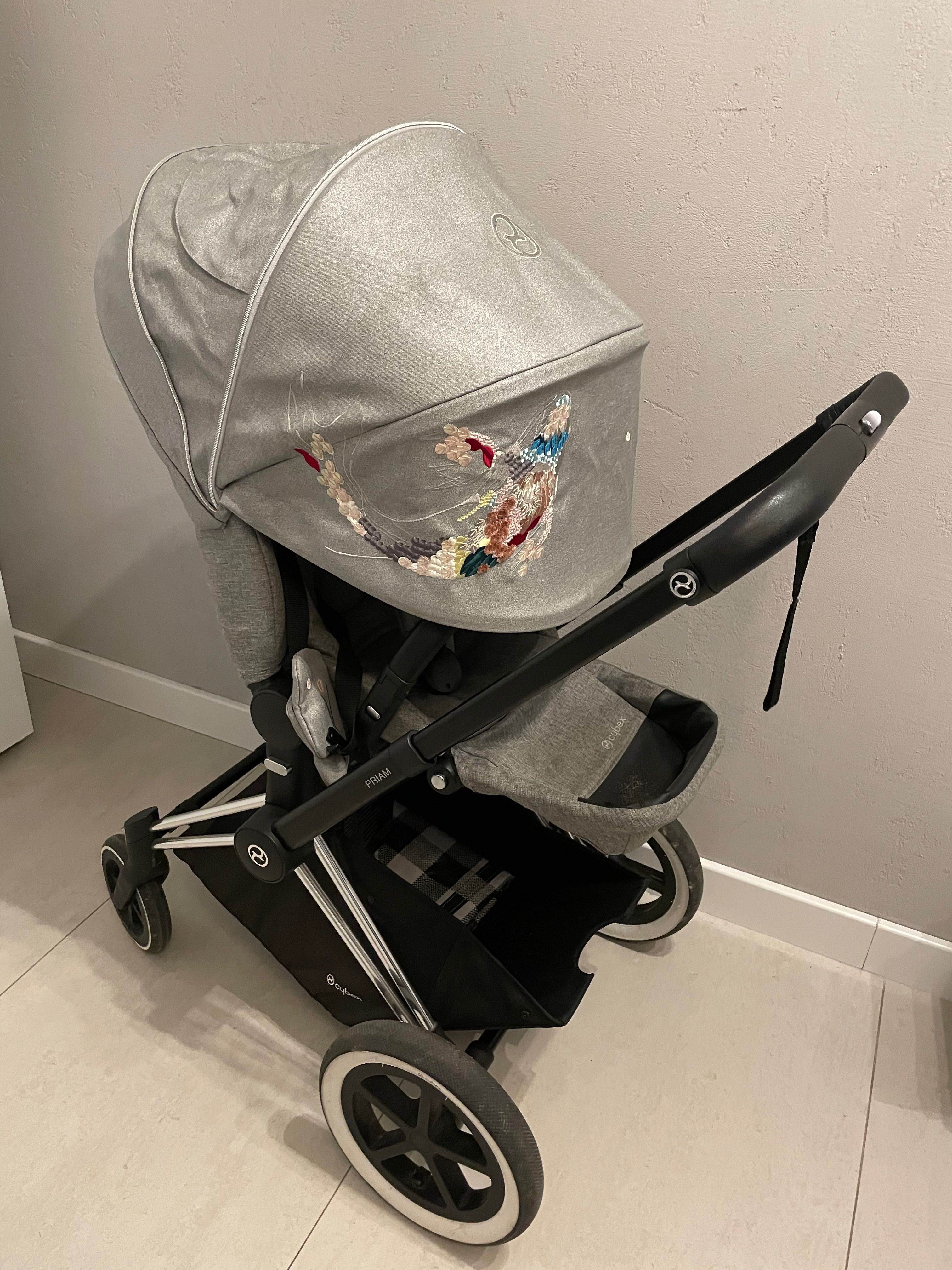 Cybex Priam Koi 1.0 3w Wózek duży zestaw w bardzo dobrym stanie