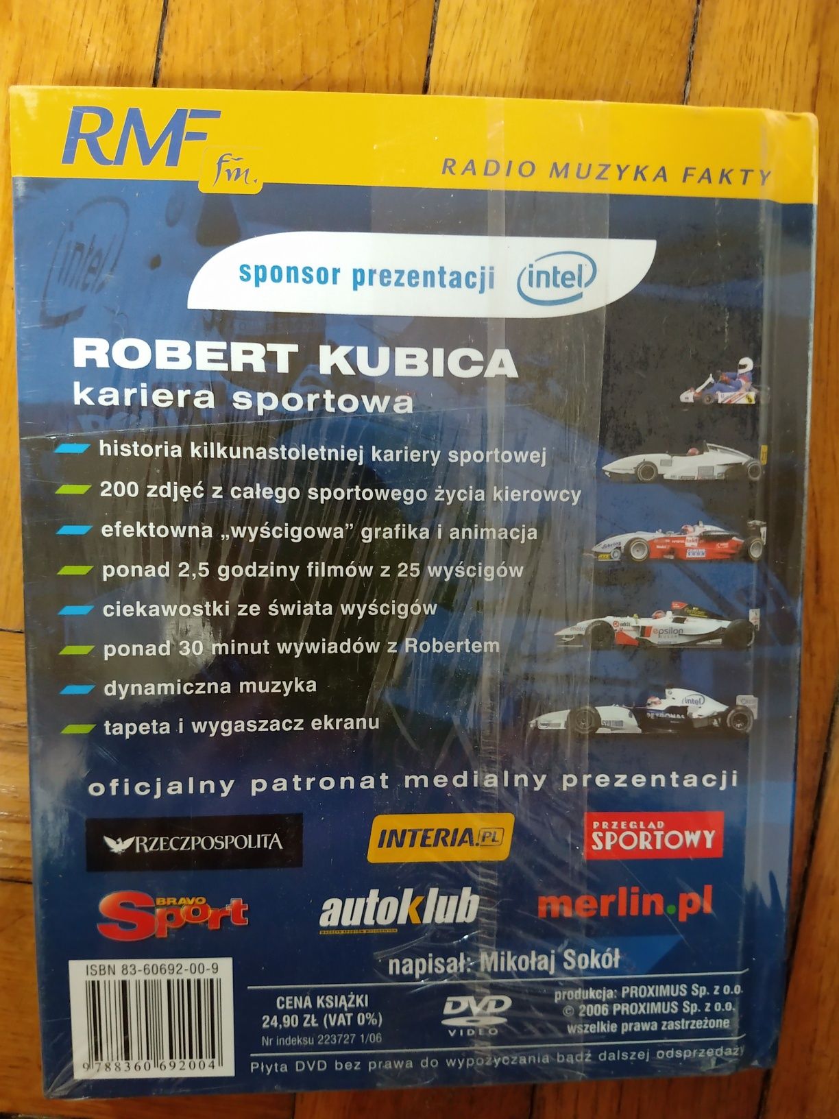 Robert Kubica - kariera sportowa. NOWA książka z filmem na DVD