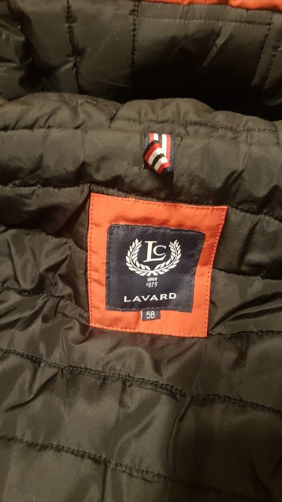 Kurtka zimowa męska ruda / pomarańczowa LAVARD 58 (XL)