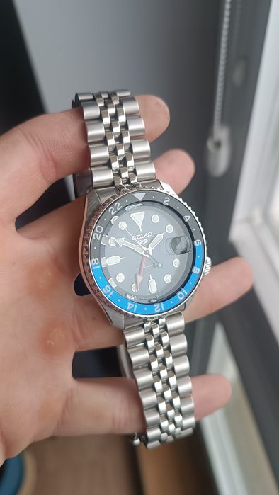 Zegarek automatyczny Seiko 5 Sports 'Blueberry' GMT SSK003K1