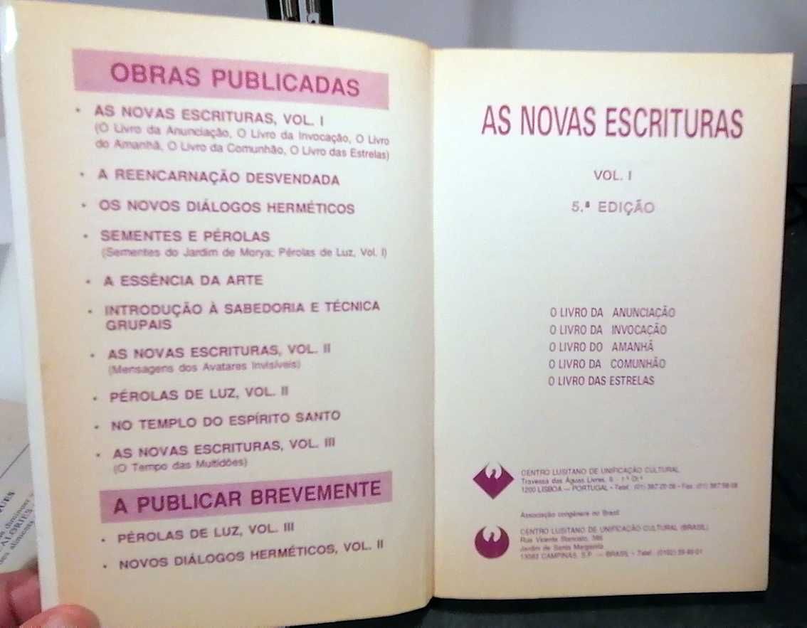 As Novas Escrituras - Volume I