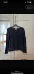 bluzka z długim rękawem tommy hilfiger z dekoltem w v serek longsleeve