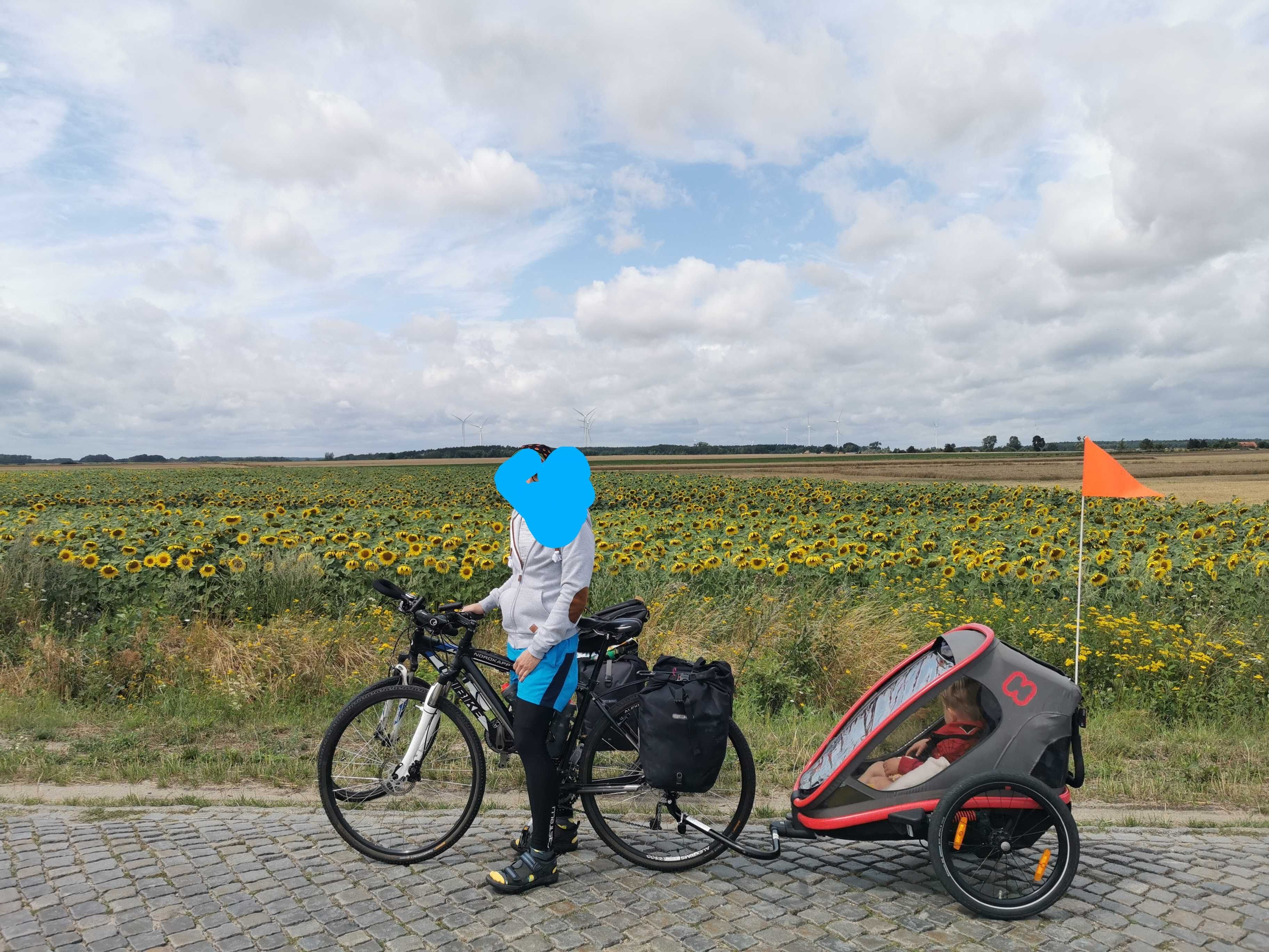 Przyczepka rowerowa HAMAX OUTBACK ONE z przechowywaniem
