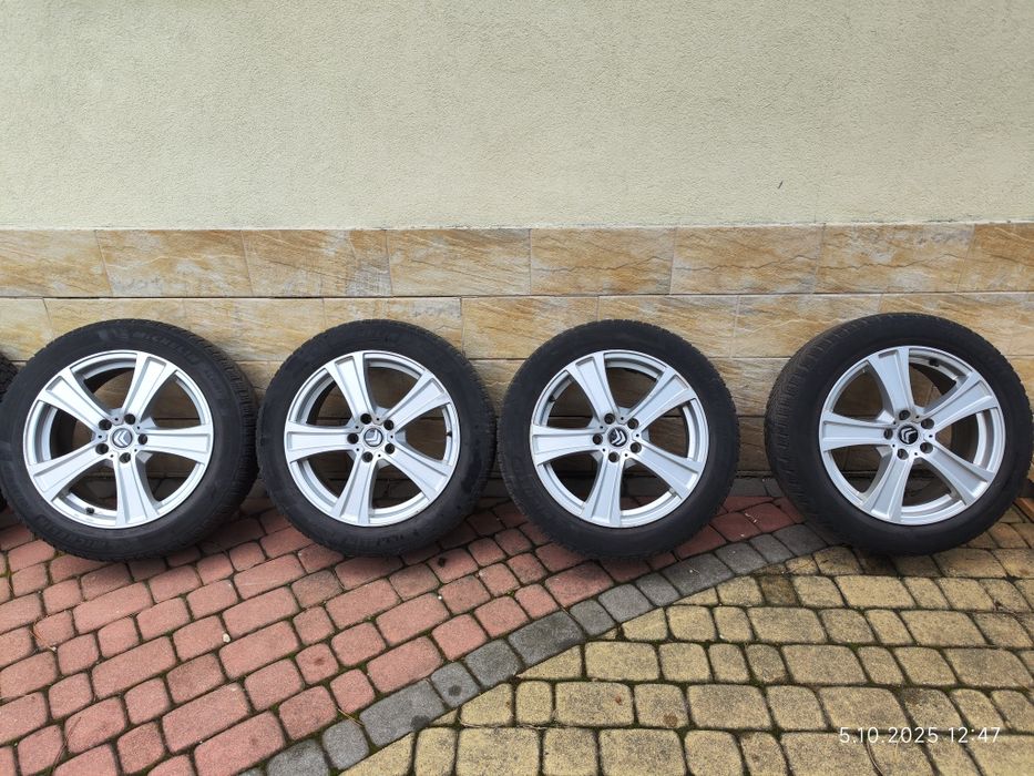 Felgi aluminiowe 17" 5x108 ET45 + opony zimowe Michelin Alpin 6 205/55