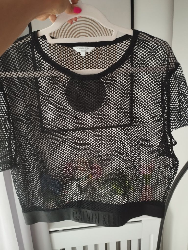 Top siateczkowy Calvin Klein swimwear damski L