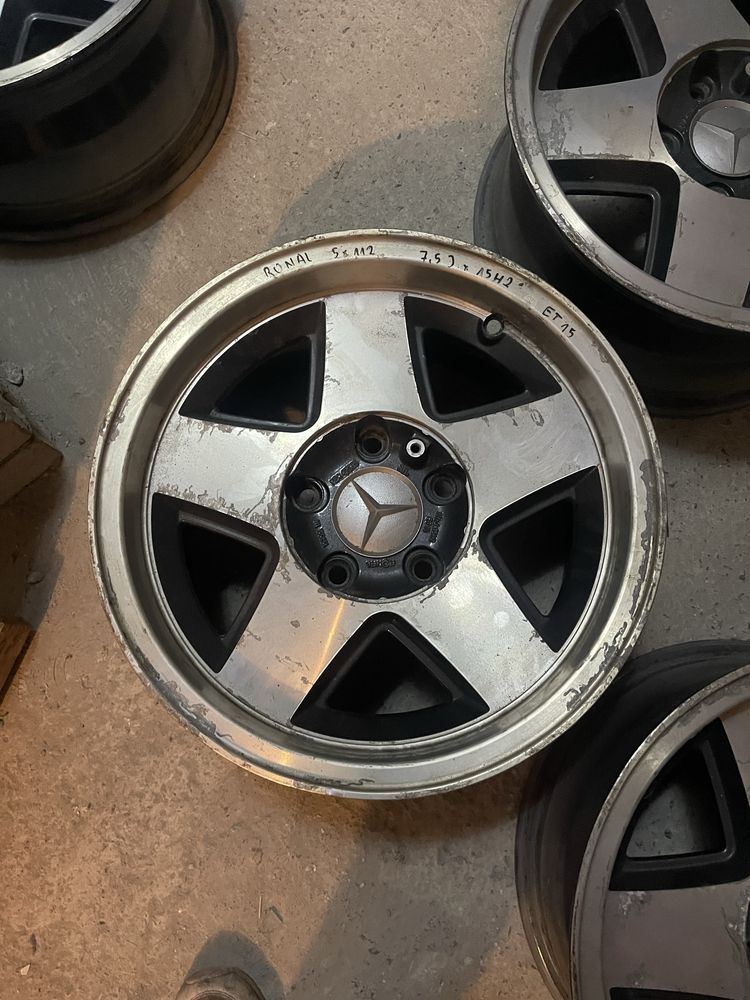 Felga aluminiowa Ronal 7.5Jx15H2 ET15 5×112 Mercedes
