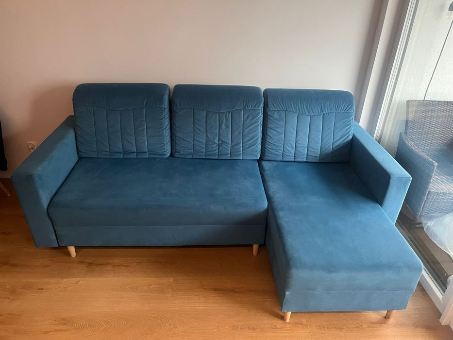 Kanapa narożna, narożnik, sofa Chile, rozkładana jak nowa. Agata mebl