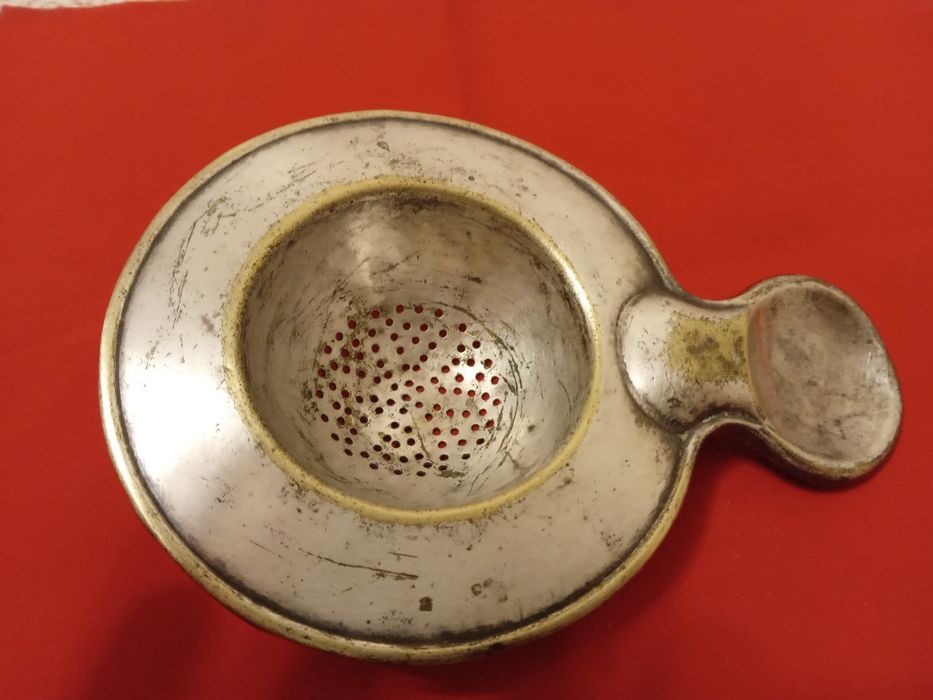 Старинное ситечко для чая. Варшава. Польша. Плевкевич.