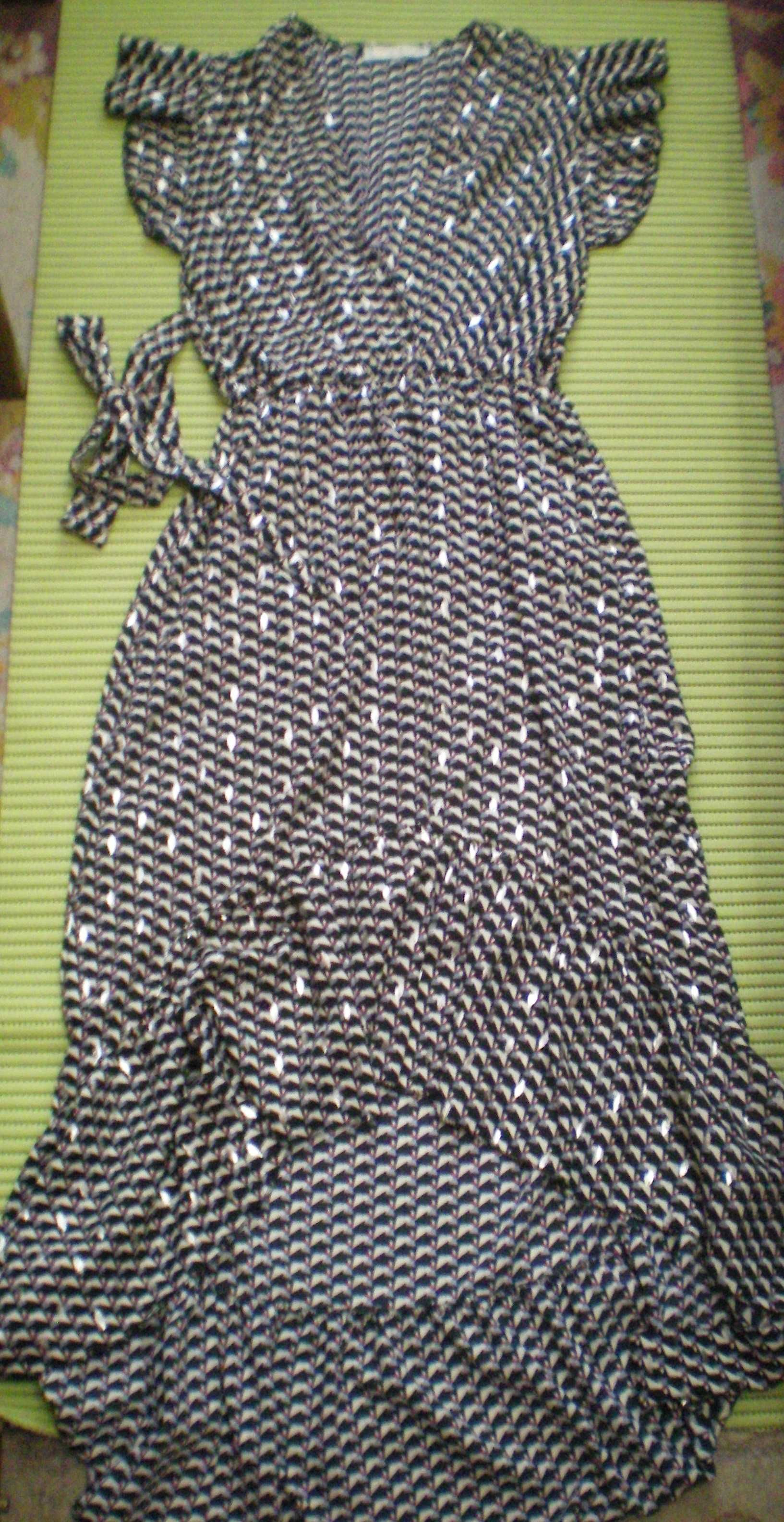 Платье в пол с блеском М стильное плаття сукня декольте вискоза