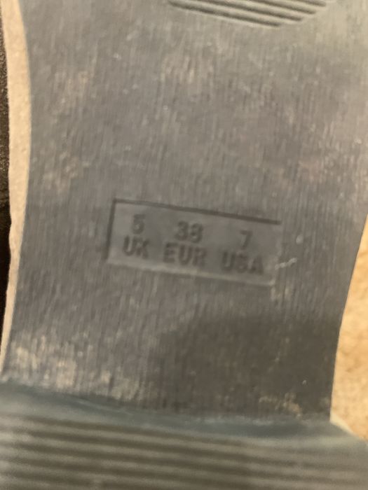 Чоботи ботфорти р.38 (24см)