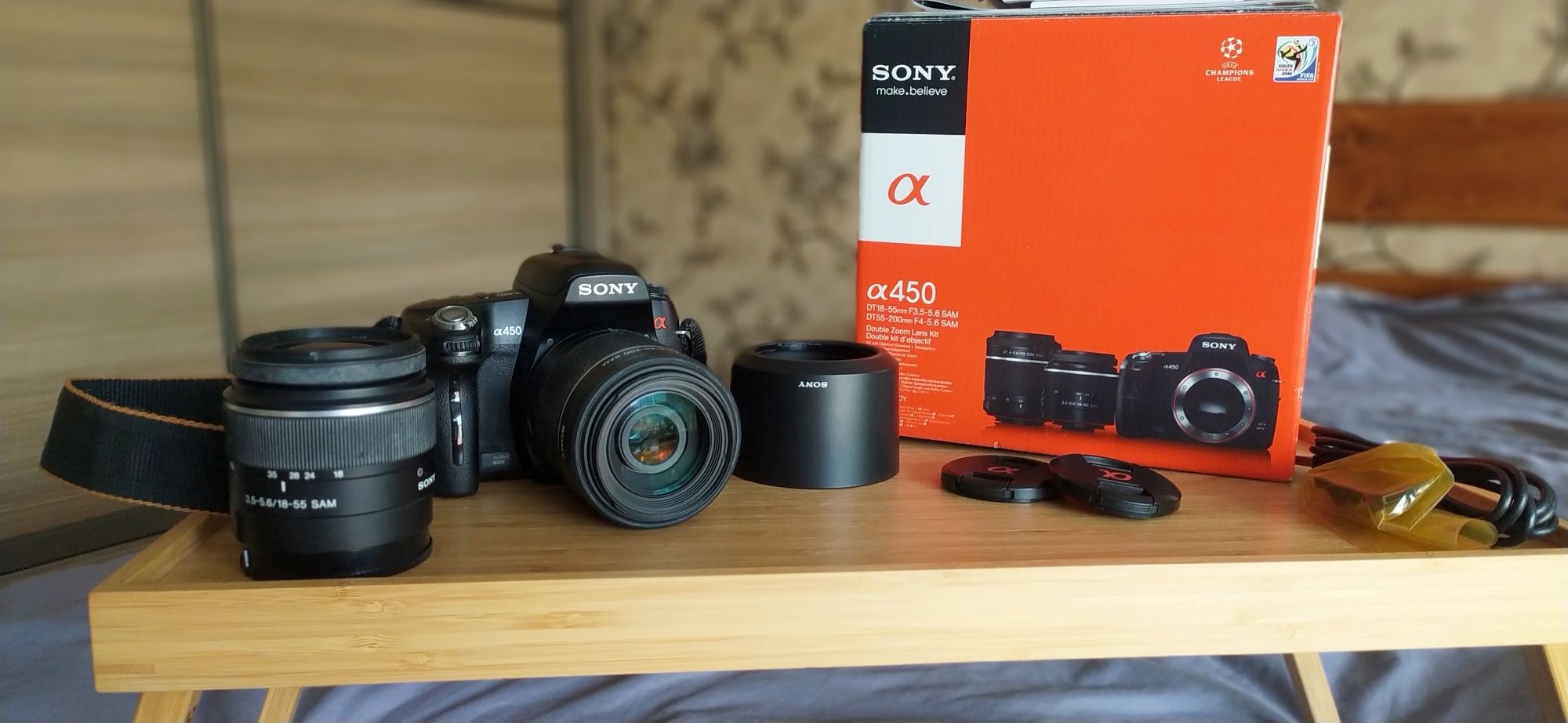 Дзеркальний фотоапарат Sony Alpha DSLR-A450 Kit - 14,2 Мп - CMOS + 
Об