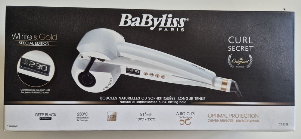 BaByliss Paris C1225E lokowka automatyczna jak nowa uzyta kilka razy