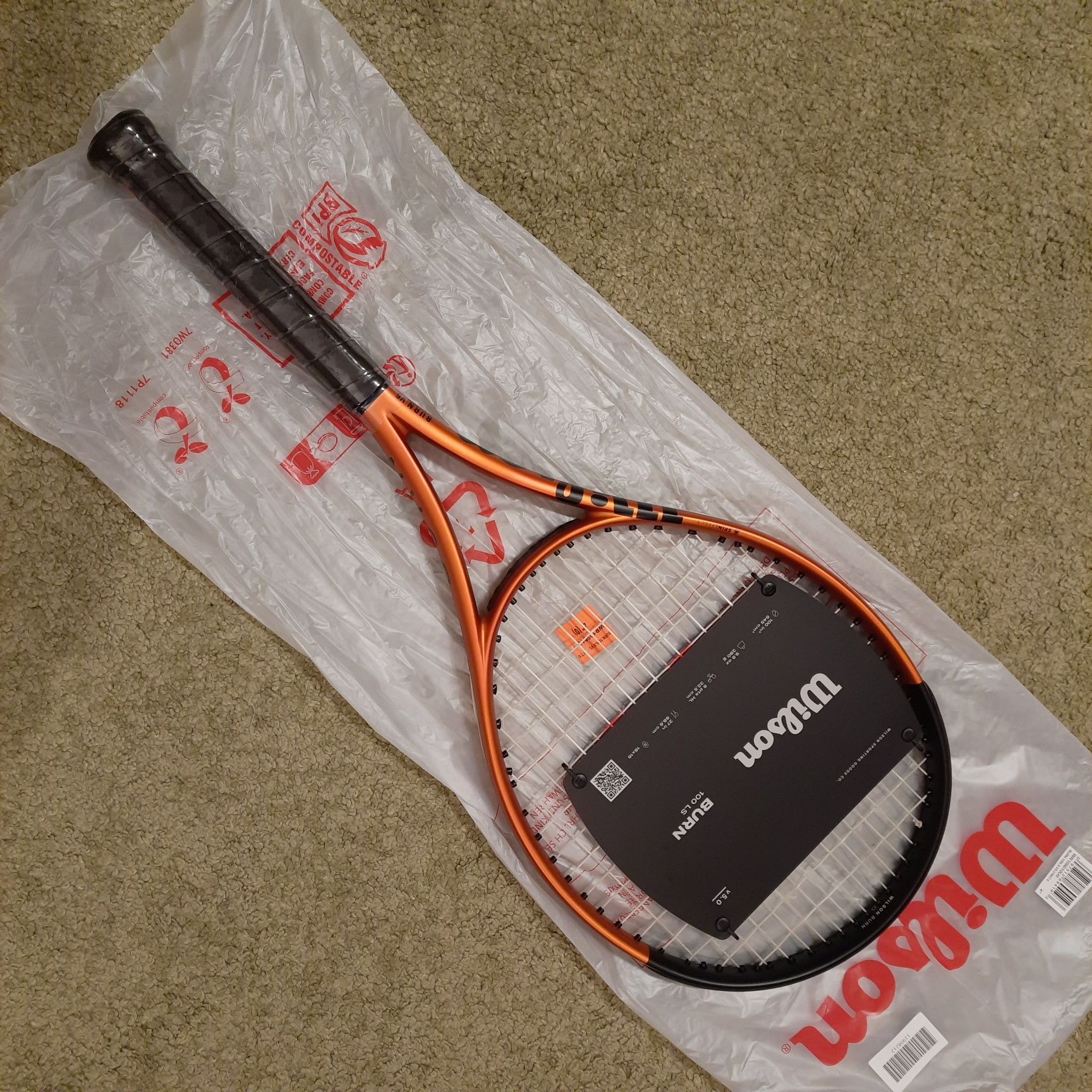 Nowa rakieta tenisowa Wilson Burn 100LS V5.0 280g