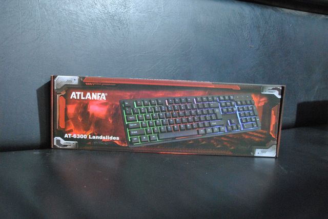 Клавіатура Atlanfa AT-6300 LANDSLIDES мембранна,світлодіодна підсвітка