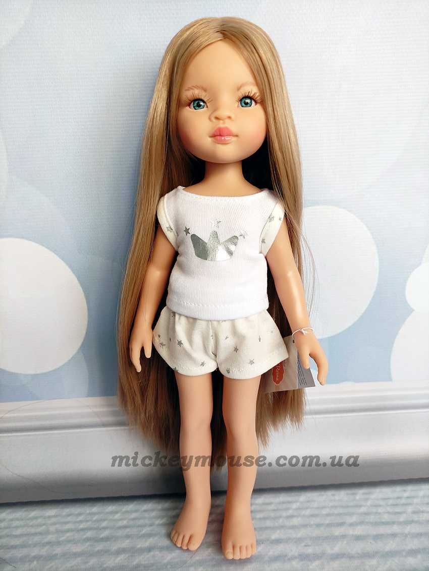Кукла Паола Рейна Маника рапунцель 32 см Paola Reina 13208 в пижаме