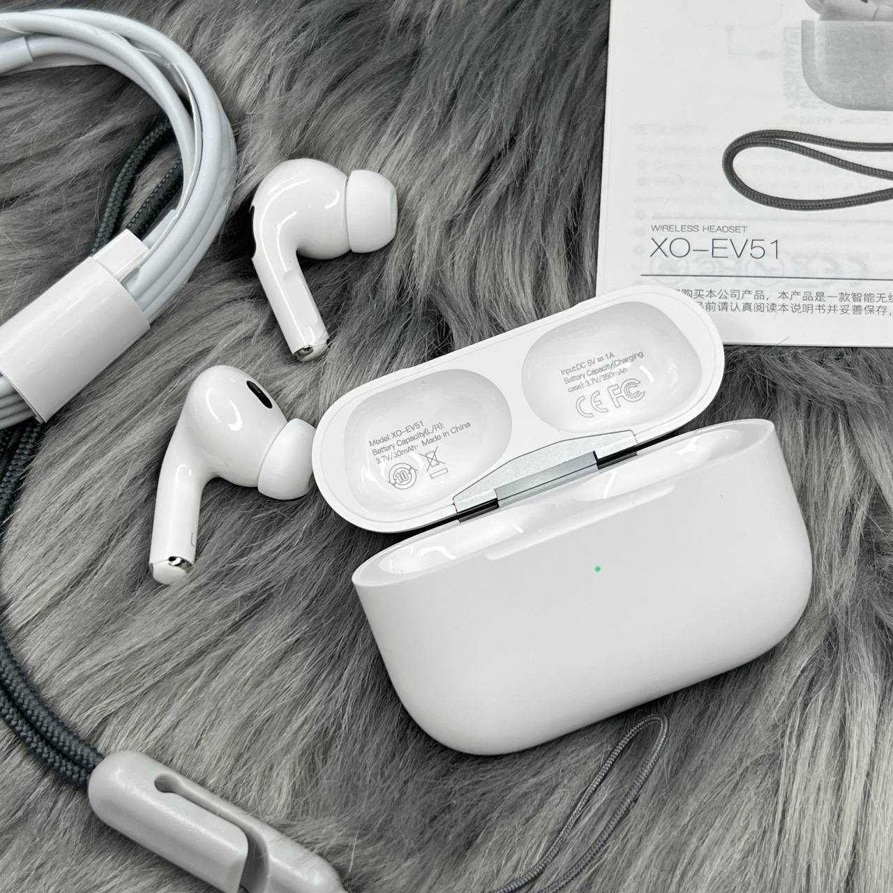 AirPods Pro 2 покоління XO-EV51 для iPhone i Android Original Топ 2024