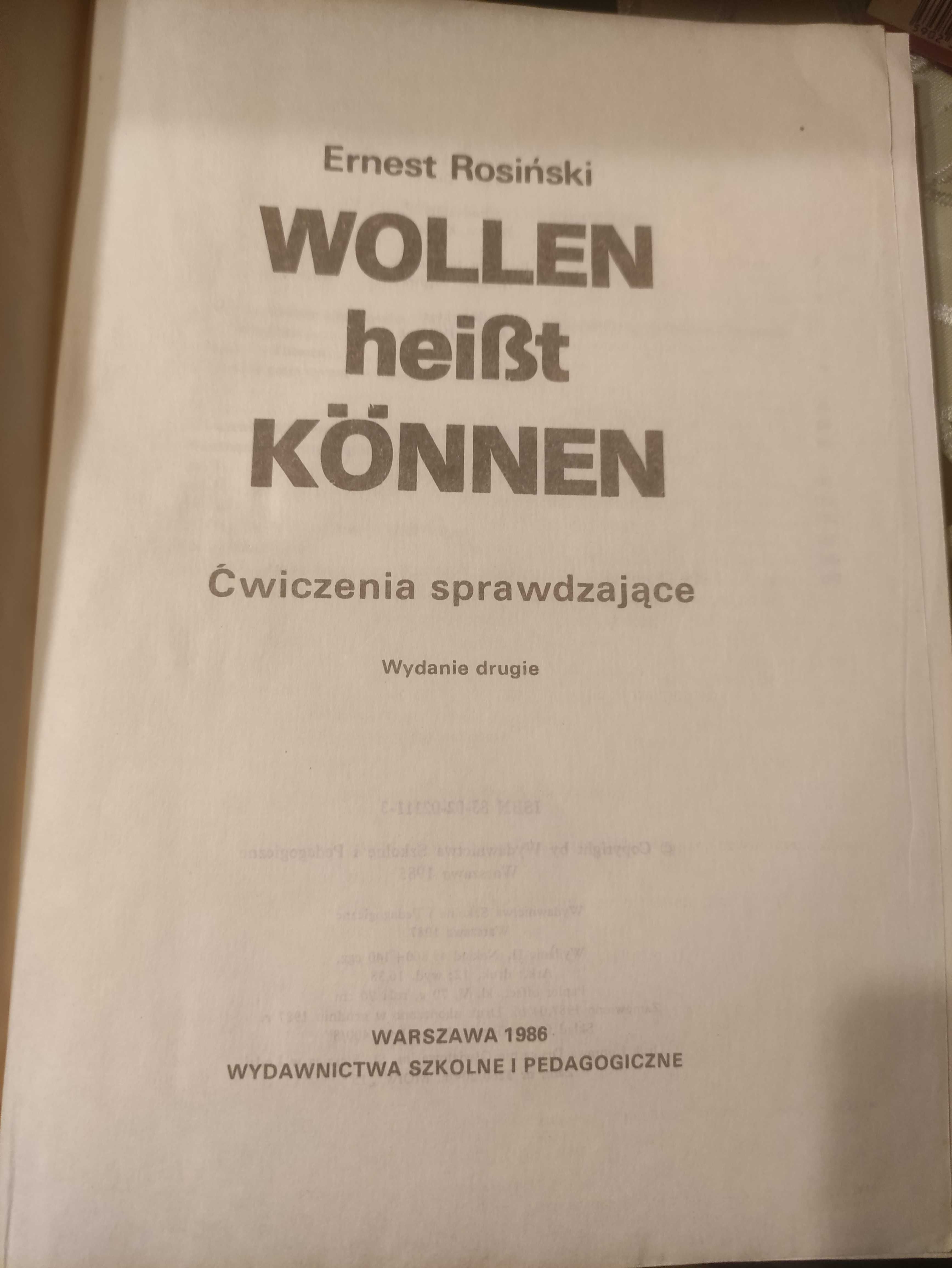 Książka do nauki języka niemieckiego. Ćwiczenia sprawdzające
