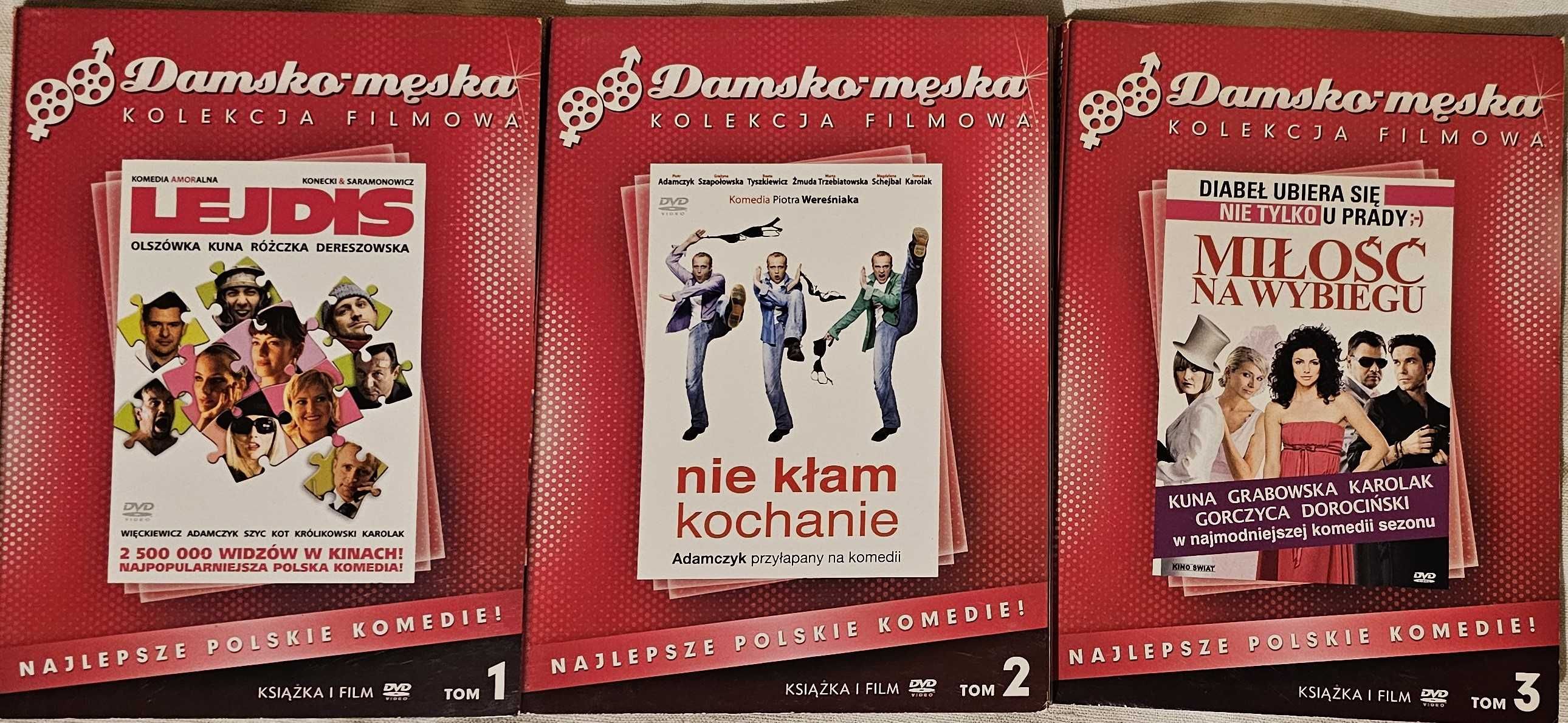3 filmy: Lejdis, Nie kłam kochanie, Miłość na wybiegu