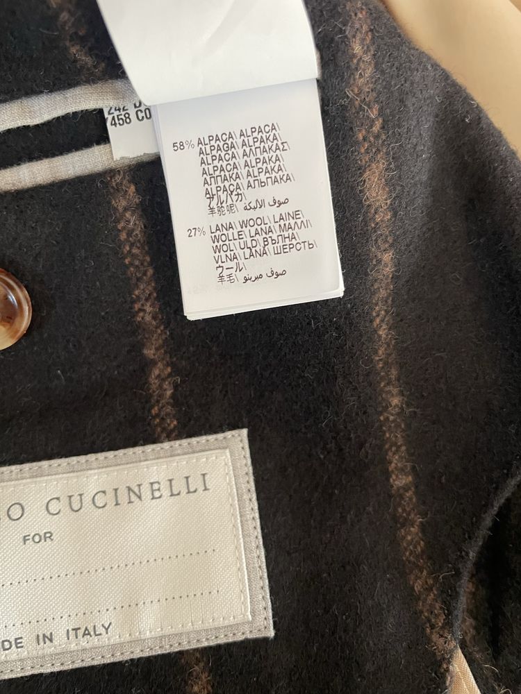Пиджак Brunello Cucinelli размер 50