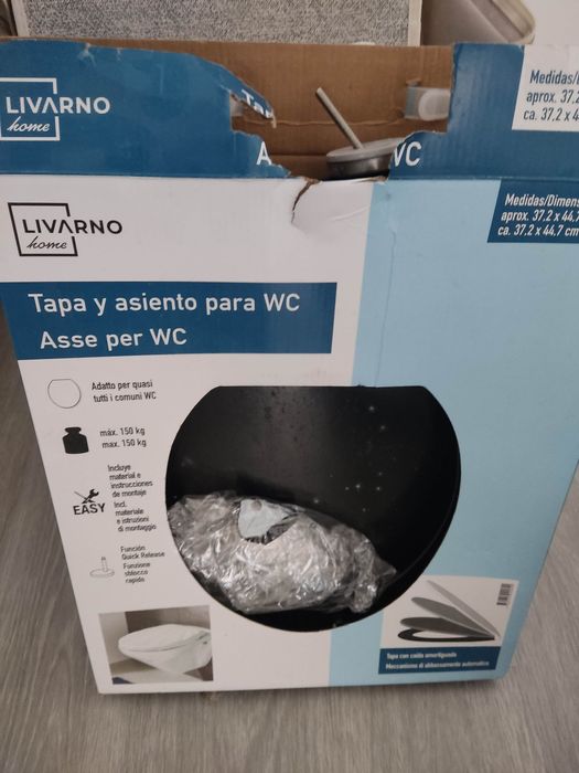 Tampo de sanita com queda amortecida