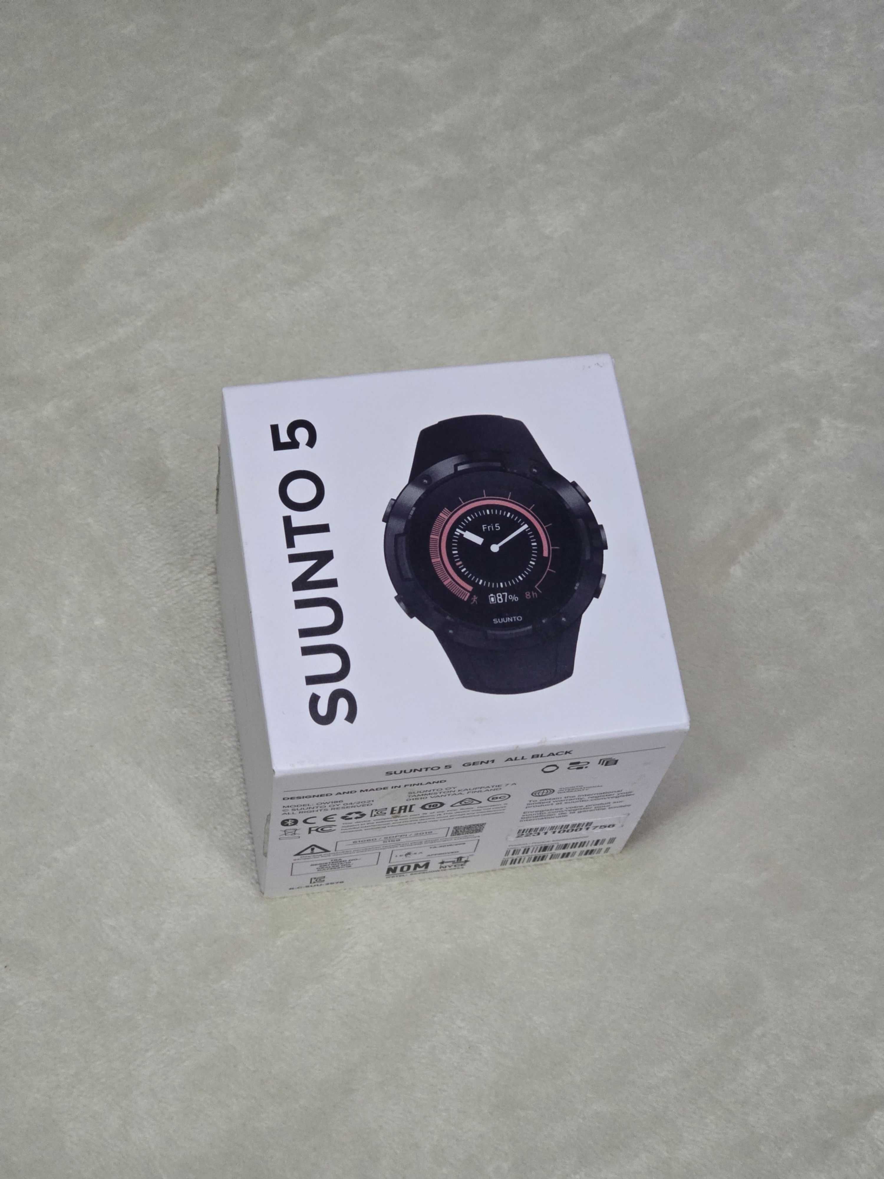 Suunto 5 All Black Wytrzymały i funkcjonalny zegarek sportowy
