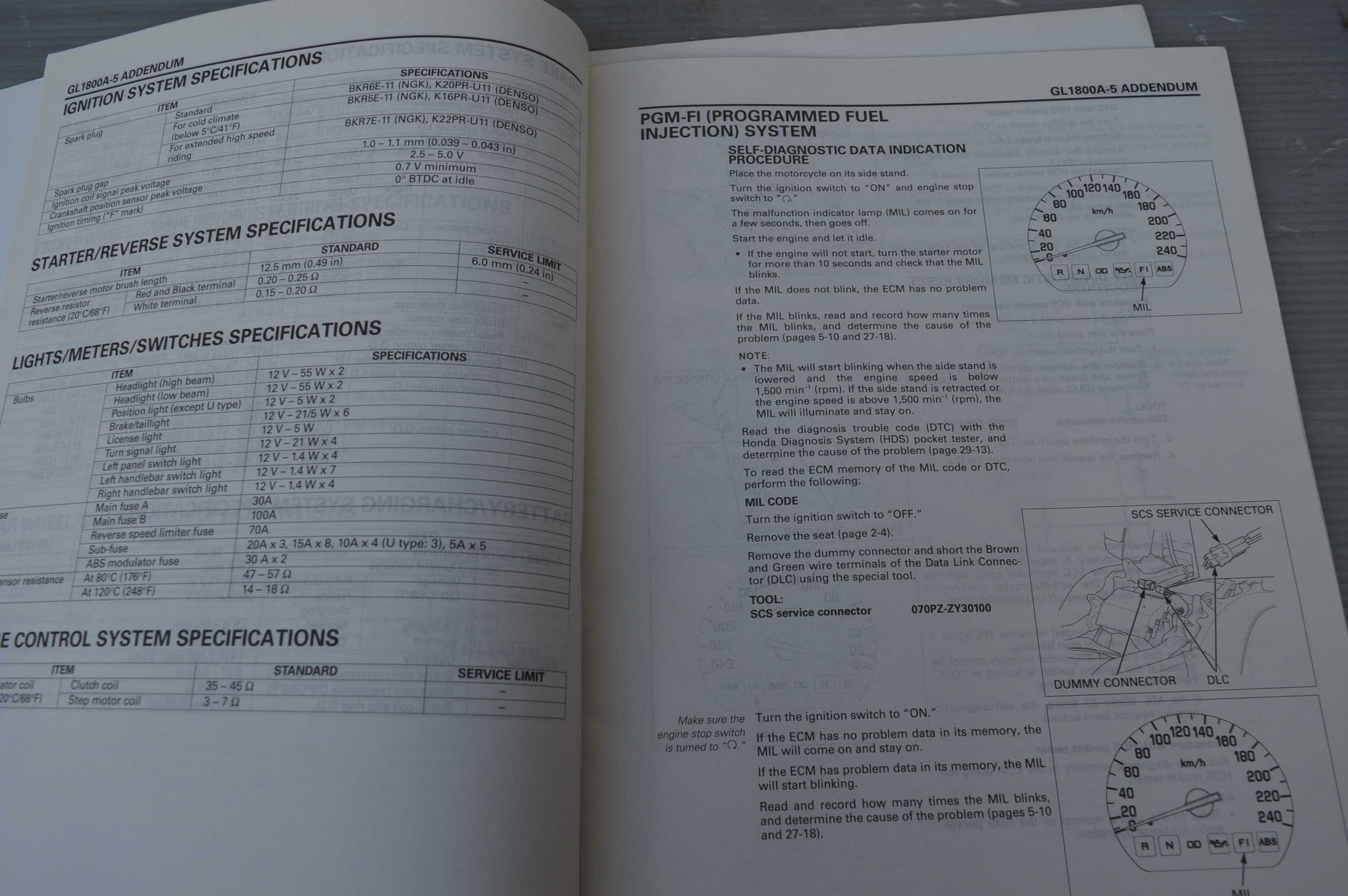 Honda GL 1800 Gold Wing SERWISÓWKA manual OEM