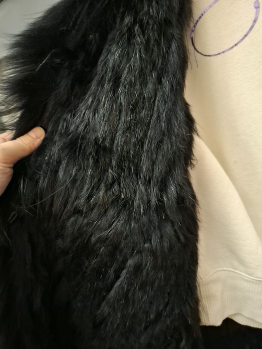 Жилетка кролик меховая .