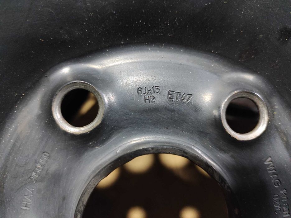 Оригінальні сталеві диски VW 5х112 R15 ET47 Skoda, Passat, Audi Golf