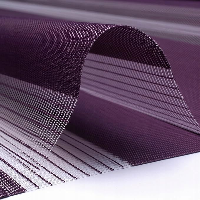 Lira Roleta Dzień I Noc Eleganckie Zasłony 120 X 250 Cm Fioletowy