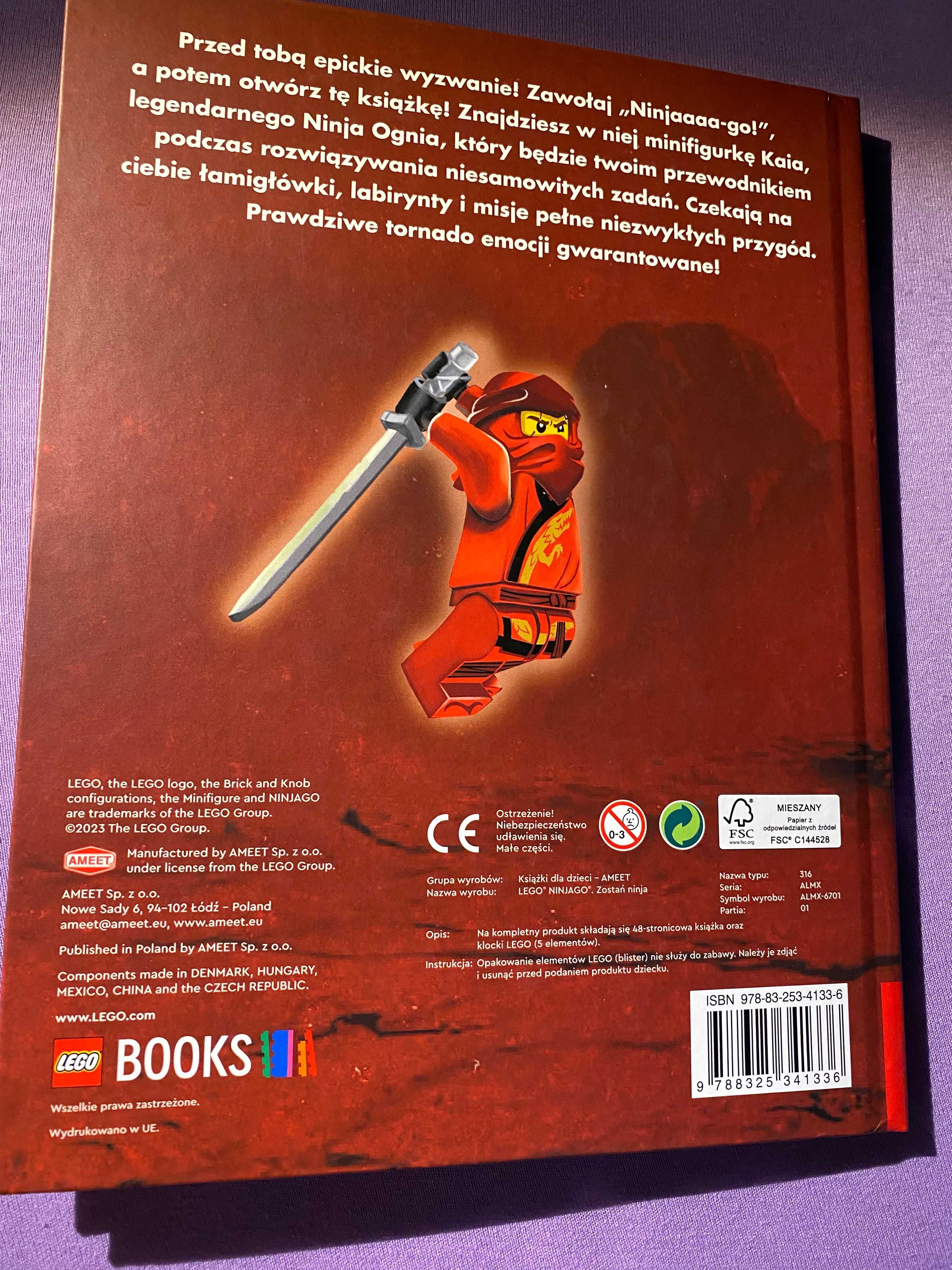 LEGO Ninjago KOMIKS - twarda oprawa ZOSTAŃ NINJA + figurka KAI.