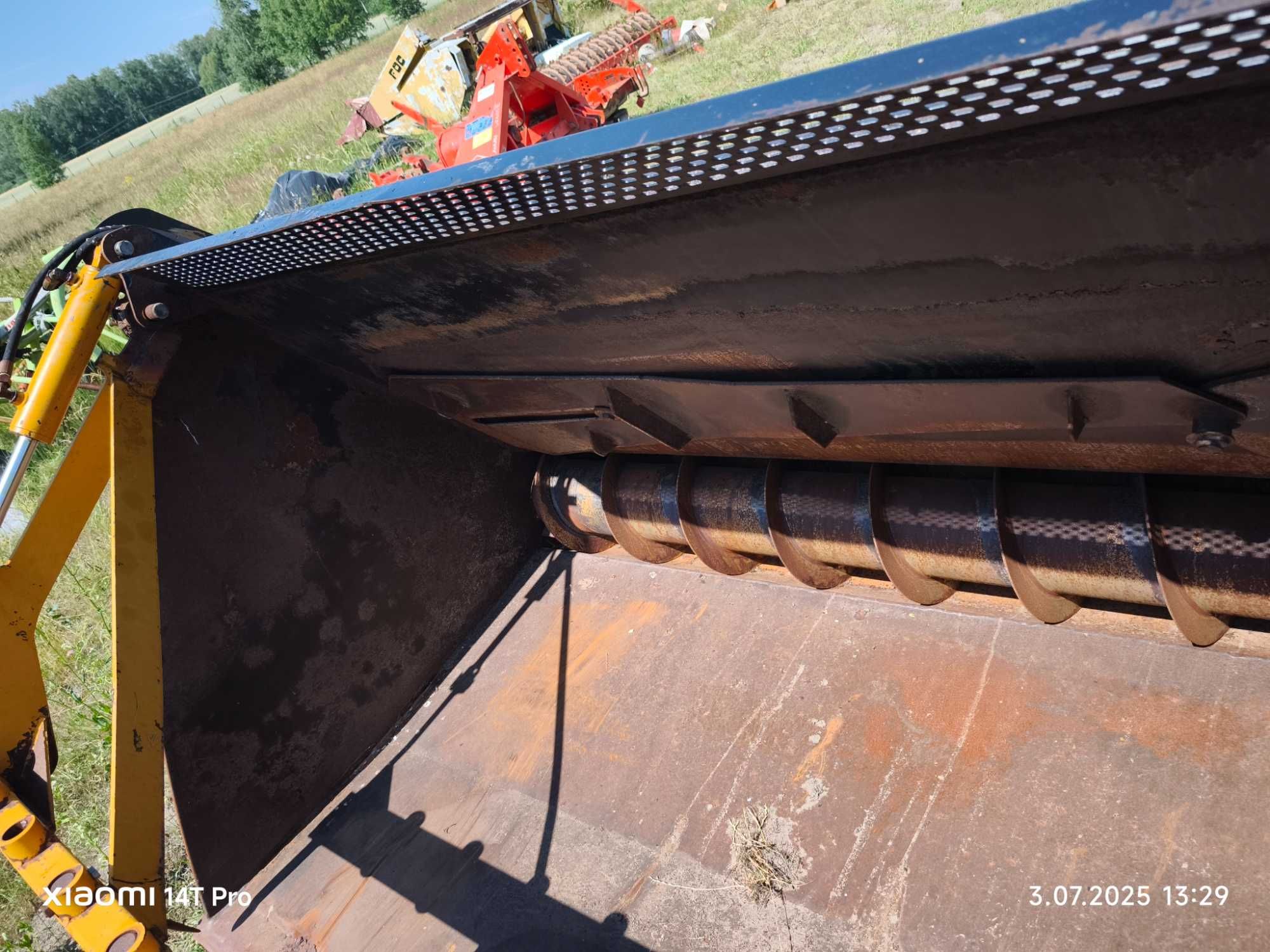 Łyżka do ładowarki JCB, łyżko-krokodyl, łyżka do zadawania paszy,3 m3,