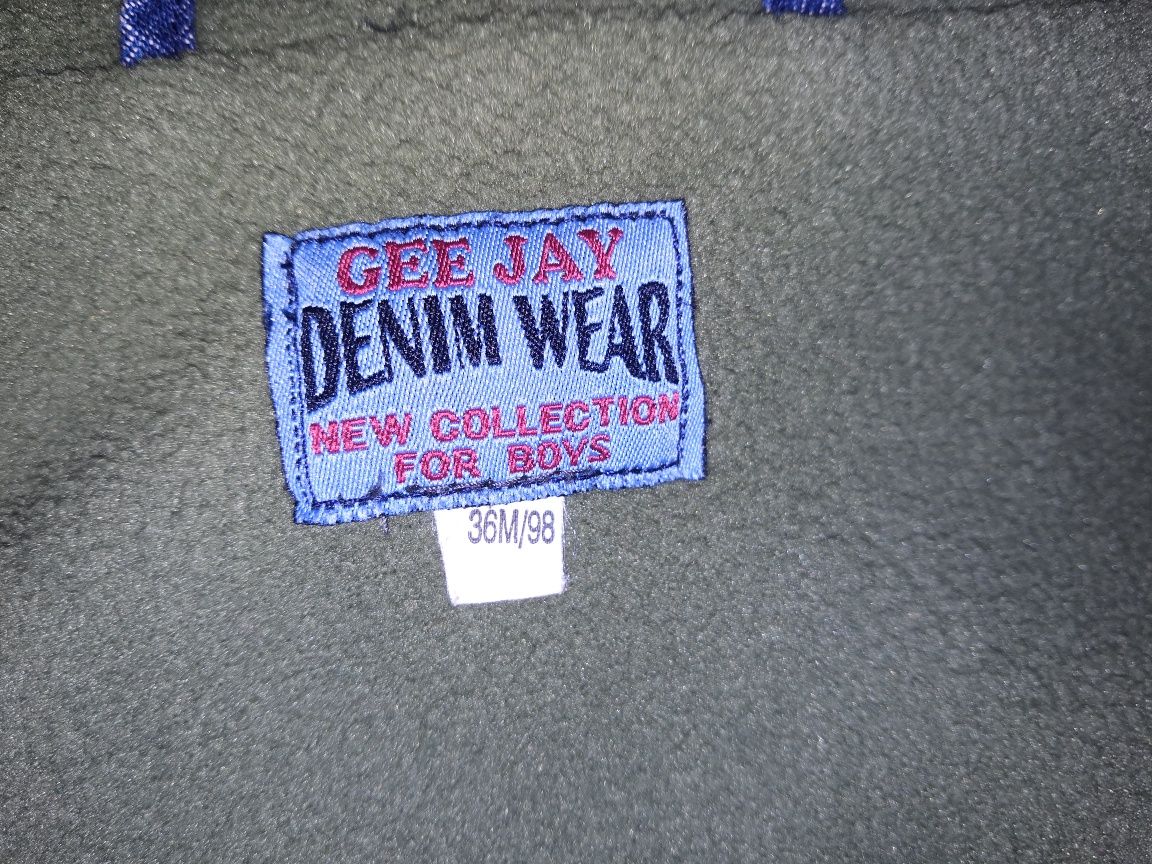 Детская джинсовая куртка с капюшоном Gee Jay 36M/98/3 года
