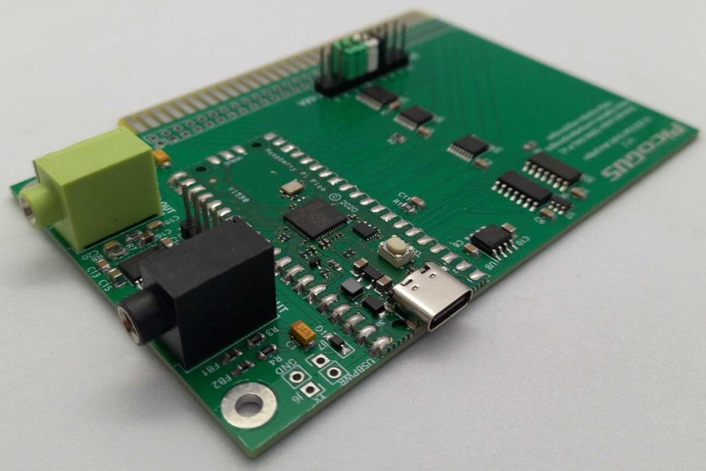 PicoGUS V1.2.Звуковая карта для ретро PC.(функционал GravisUltraSound)